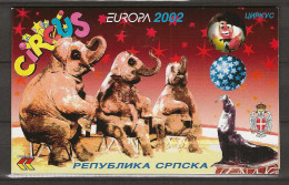 2002 MNH Bosnia Serbian Post Booklet, Postfris** - 2002