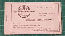 PORTUGAL BUS TICKET SM - VT - Europa