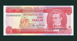 # # # Banknote Barbados 1 Dollar (P-29) UNC # # # - Andorra