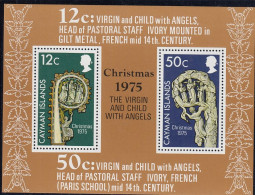 CAYMAN ISLANDS Block 8,unused,Christmas 1975 (**) - Iles Caïmans