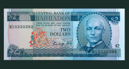 # # # Banknote Barbados 2 Dollars (P-36) UNC # # # - Andorra