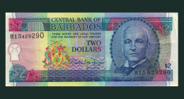 # # # Banknote Barbados 2 Dollars (P-46) UNC # # # - Andorra