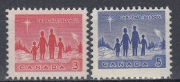 CANADA 379-380,unused,Christmas 1964 (**) - Nuevos