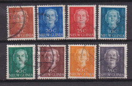 NEDERLAND NW GUINEA, 1950, Used Stamp(s) , Queen Juliana, NVPH Nr(s).  10=18, Scannr. 10542  (8 Values Only) - Netherlands New Guinea