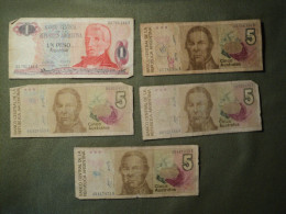 ARGENTINE. LOT DE 3 BILLETS DE BANQUE DIFFERENTS. 1983 / 1991 - Argentina