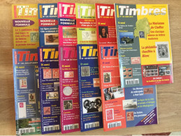 TIMBRES MAGAZINE Année 2012 Complète Soit 11 Numéros. - French