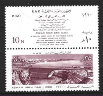 EGYPTE. N°472-3 De 1960. Barrage D'Assouan. - Wasser