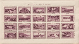 France Feuille Pli Central De 40 Vignettes Belle France Algérie ** MNH - Tourism (Labels)