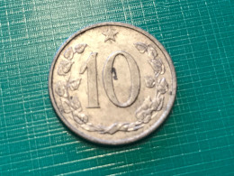 Münze Münzen Umlaufmünze Tschechoslowakei 10 Heller 1963 - Tchécoslovaquie