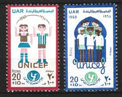 EGYPTE. N°734-5 De 1968. UNICEF. - UNICEF