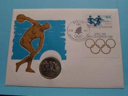 10 Mark > DDR Sport 1948-1988 > MUNTBRIEF / Spiele Der XXIV OLYMPIADE 1988 ( Zie / Voir / See > DETAIL > SCANS ) ! - Commemorative