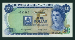 # # # Banknote Bermuda, P-28, 1 Dollar 1982 UNC # # # - Belice