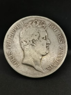 5 FRANCS ARGENT 1830 A LOUIS PHILIPPE I TYPE TIOLER TRANCHE EN CREUX / SILVER - 5 Francs