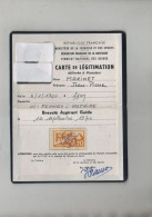 Marinet Ferney Voltaire Carte De Légitimation Syndicat National Des Guides Aspirant 1970 - Unclassified