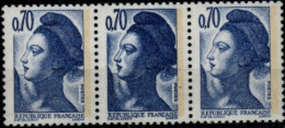 FRANCE - YT N° 2240a Liberté De DELACROIX "DOUBLE FRAPPE". SEULE PROPOSITION Sur DELCAMPE. Bas Prix, à Saisir. - 1982-1990 Liberté De Gandon