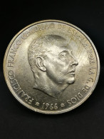 100 PESETAS ARGENT FRANCO 1966 ESPAGNE 66 SUR ETOILE / SPAIN - 100 Peseta