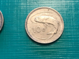 Münze Münzen Umlaufmünze Malta 10 Cents 1991 - Malte