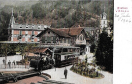 VITZNAU ► Rigibahn Bei Der Station Vitznau Anno 1906 - Vitznau