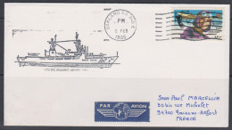 États-Unis FDC 1996 PA 121 Harriet Quimby Pionnière De L’aviation Bateau USCGC Munro Garde Côtière Des États-Unis - 1991-2000