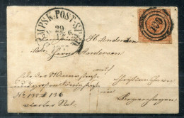 DÄNEMARK - Nr.4 Mit Nr.-Stpl. "190" Und Ship Mail "DAMPSK.POST-SPED" Auf Brief - DENMARK / DANEMARK - Brieven En Documenten