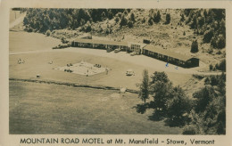 AMERIQUE - VERMONT - Stowe - MOUTAIN ROAD MOTEL At Mt Mansfield  - Belle - Autres & Non Classés