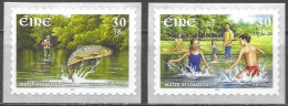 Ireland Irlande Eire Irland 2001 Europa Cept Water Eau Wasser Yv. 1347-48 Mi. 1339-40 MNH Neuf ** Self Adhesif Sk - 2001