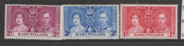 Basutoland  1937 SG 15-7  Coronation   Mounted Mint - 1933-1964 Colonia Britannica