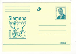 1998 - SIEMENS BELGIUM  1898 - 1998 - Cartoline Commemorative - Emissioni Congiunte [HK]