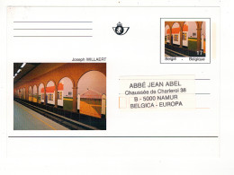 1997 - Oeuvres D'art Du Metro Bruxellois - Joseph Willaert - Souvenir Cards - Joint Issues [HK]