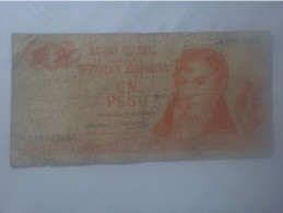 En L'état - Républica Argentina - Un  Peso - 1969 ? - 74.080.765 E - Argentina