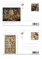 2007 - 3 Cartes - Europa - Oeuvres D'art De L'exposition Europalia. - Cartas Commemorativas - Emisiones Comunes [HK]