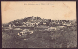 VUE GENERALE DE CROCQ 23 - Crocq