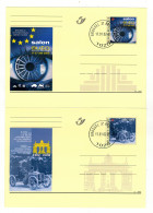 2002 - 2 Cartes - 100 Ans Du Salon International De L'automobile De Bruxelles. - Souvenir Cards - Joint Issues [HK]