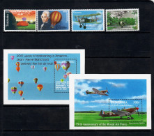 Tanzania- 1994 Anniversaries And Events Of Aviation - The 200th Anniversary Of First Balloon (4v.+4 S.s ).MNH** - Tanzanie (1964-...)