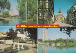 D-70806 Kornwestheim - Alte Ansichten - Rathaus - Kirche - Einkaufszentrum Wette Center - Kornwestheim