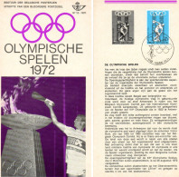 Munich 1972 - Folletos De La Oficina De Correos