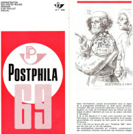 Postphila 1969 (fr) - Post Office Leaflets