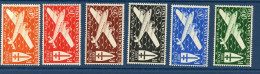 INDE PA AIRMAIL 1/6 SERIE DE LONDRES AVION LUXE NEUF SANS CHARNIERE - Zonder Classificatie