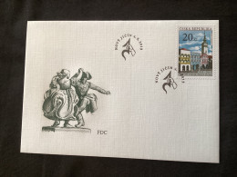 FDC CZ 2013 Yvert 685 700 Ans De Novy Jicin Grand Place - FDC