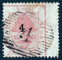 Orange Free State 1877. 4 On 6d Rose. SACC 6, SG 10. - Orange Free State (1868-1909)