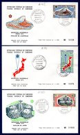 CAMEROUN A 160/62 Fdcs Osaka , Japon Nippon 1970 - 1970 – Osaka (Japón)