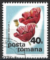 Romania 1975. Scott #2576 (U) Flowers, Field Poppies - Usati