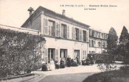 Le PECQ (Yvelines) - Maison Notre-Dame - Les Salons - Ecrit (2 Scans) - Le Pecq