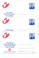 1998 - 3 Cartes - Avis De Changement D'adresse. - Cartoline Commemorative - Emissioni Congiunte [HK]