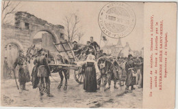 LOIGNY  UN CONVOI DE SOLDATS BLESSES - Loigny