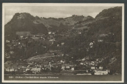Carte P De 1935 ( Chillon -Territet-Glion Depuis Villeneuve ) - Villeneuve