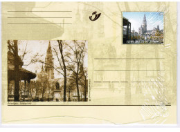 2001  Vroeger En Nu.  Deze 5 Briefkaarten Zonder Waardeaanduiding Blijven Permanent Geldig. Antwerpen En .... - Cartoline Commemorative - Emissioni Congiunte [HK]