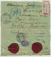 UKRAINE - 1915 Censored Registered Cover From EKATERINOSLAV (Dnipro - Дніпро) To GENEVA, Switzerland - 3mths Transit - Ucraina