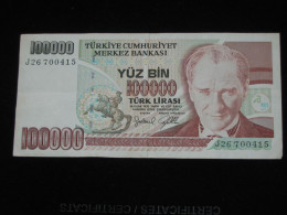 TURQUIE 100 000 YUZ  BIN  Tûrk Lirasi    1970  **** EN ACHAT IMMEDIAT **** - Turkije