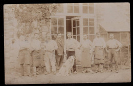 CPA Mayenne 53 Chateau Gontier Carte Photo Circulé Voir Scan Du Dos Métier - Chateau Gontier